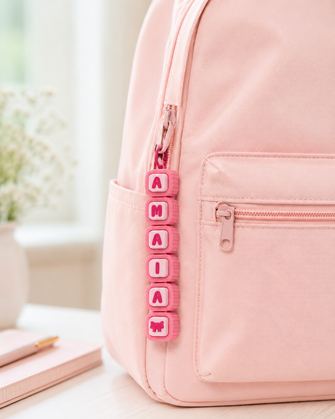 Modular Keyboard Clicker Keychain – Personalized 3D Printed Name Tag
