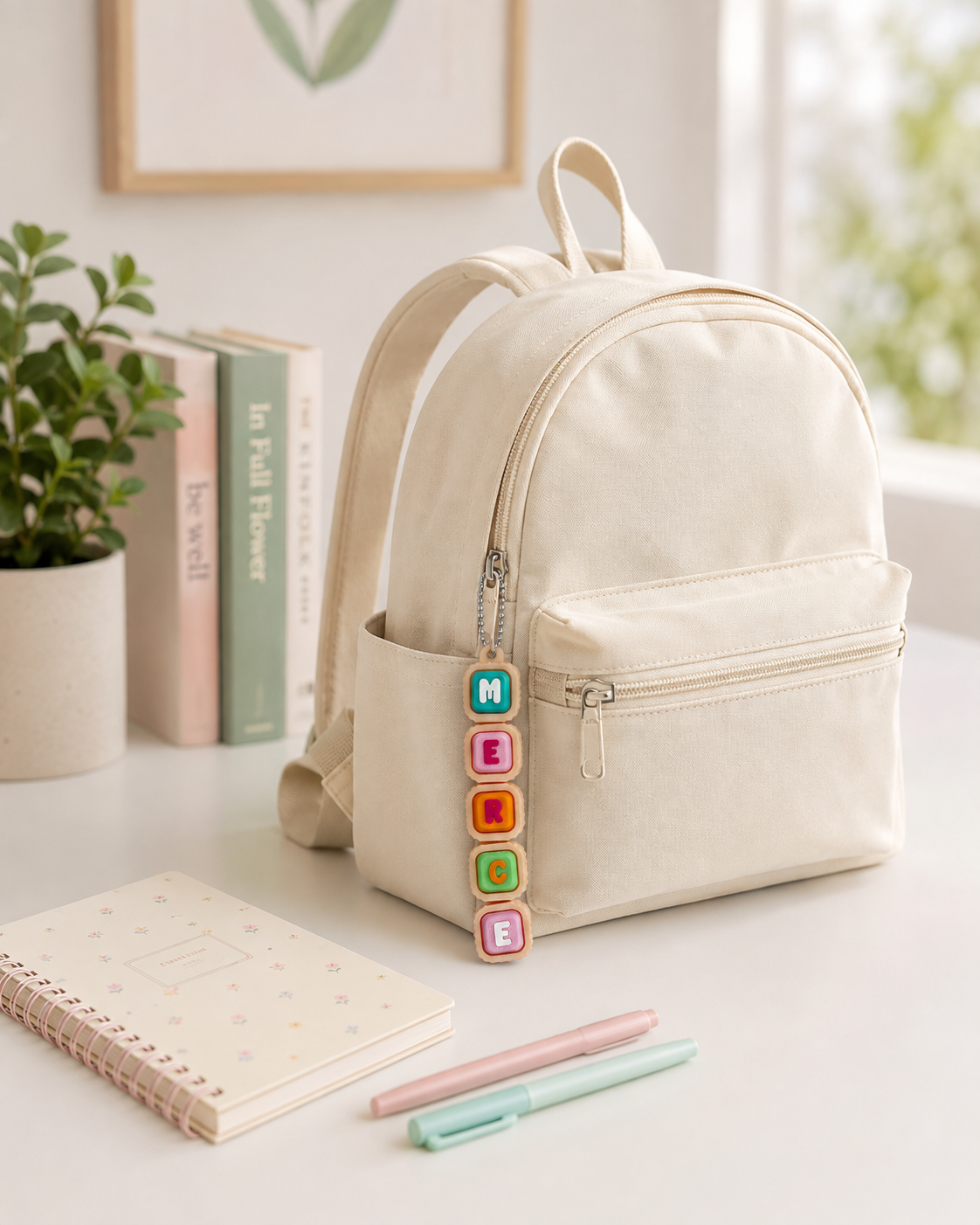 Modular Keyboard Clicker Keychain – Personalized 3D Printed Name Tag
