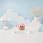 Pink Dumpling Clicker 3D printed fidget toy